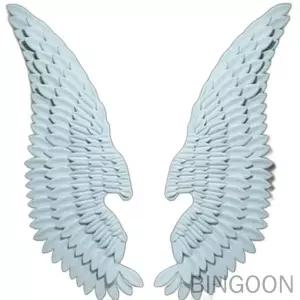 빈군 천사날개 3D 벽장식 화이트 디자인벽장식품 카페장식소품