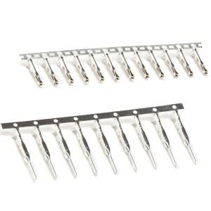 100PCS  2.54mm 점퍼 와이어 케이블 핀 커넥터 터미널 하우징 용 암수