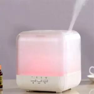 다미겨미 대용량 큐브 가습기 통세척 LED 무드등 초음파 생활가전