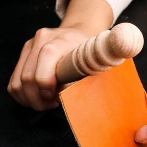 세련된 가장자리 가죽 공예 작업 도구 키트에 대한 나무 단단한 라운드 버니싱