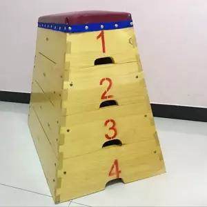 체육교구 뜀틀 나무 높이 보드 나무뜀틀 원목 전통 발판