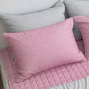 해피니 드리즐 소프트마이크로 간절기 베개커버 50x70cm (핑크) (베개솜 별매)