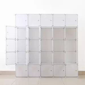 심플리 화이트 선반 옷장 183x183cm DIY 옷수납장