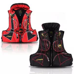 낚시용 해상 갯바위 바다 민물 계류 루어 낚시 포켓 구명조끼 성인 구명복 플로팅 안전 조끼