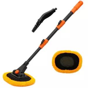 세차밀대 세차걸레 세차봉 브러쉬 용품 분사기 멀티 K타입+추가걸레1개