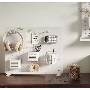 타공판 보드 철판 유공판 철제 책상 악세사리 스탠드 대형 판넬 거치대 벽금속 스탠드형 가림막 인테리어za