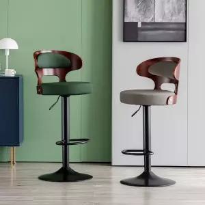 회전 우드 바 홈바의자 식탁의자 높이조절 파스텔 스테인레스 접이식 빠텐 둥근의자