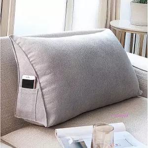 등받이쿠션 허리 받침대 의자 삼각 등쿠션 커버 침대 쇼파 소파 세모lmn474