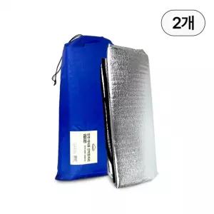 양면 야외용 은박 돗자리(중) 2000x2000mm-2개 야외용돗자리 휴대용돗자리 방수돗자리