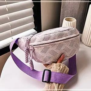 용 여행 파스텔 힙색 허리쌕 여성 보조가방 슬링백 IWFHPCWT