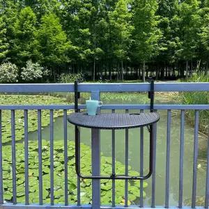 야외 난간 테이블 호수 호텔 접이식 선반 카페 공원 방수