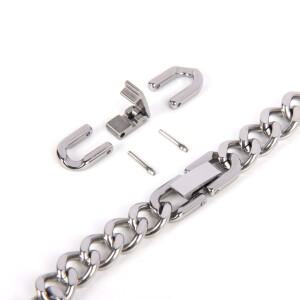 스테인리스 스틸 하이 엔드 연결 버클 걸쇠 후크 커넥터 팔찌 목걸이  DIY 쥬얼리 제작 용품  2 개