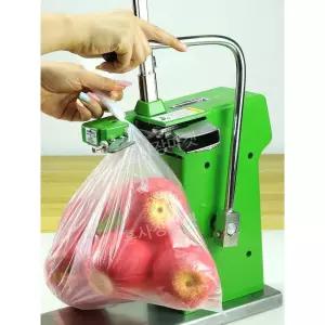 비닐 결속기 봉지 버클 사각형 묶는 묶는기계 실링기 야채