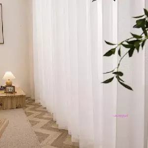 주름커튼 도톰 나비 흰색 쉬폰 화이트 커텐 거실 카페def080