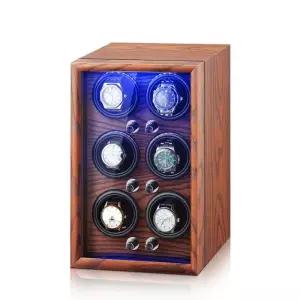 자동 와인더 오토매틱 워치 시계보관함 고급 원목 거치대 케이스 수납함