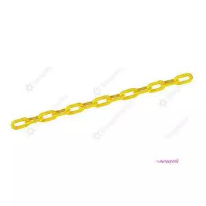 플라스틱체인 6mm 사슬 8mm 도로안전용품 금지 주차 차단용 운반보관용이 간편설치 황색체인 경계용hnm729