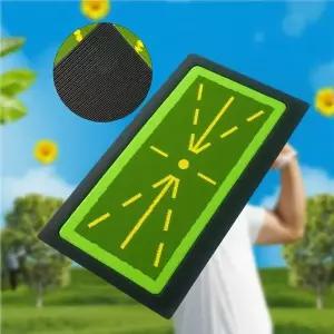 [셀러에이드]스윙 궤적표시 골프 매트 디봇체크 어프로치 연습매트