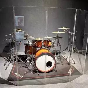 드럼쉴드 가림막 연습 방음 아크릴 칸막이 사운드 차음판