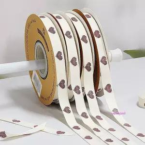 포장끈 공예끈 코튼 리본 꽃포장 하트 선물 용끈 박스mno498