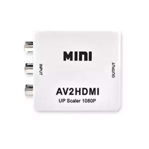 [셀러에이드](HD-V03) RCA/AV to HDMI 변환 컨버터 3RCA를 HDMI로