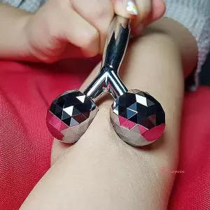 페이스롤러 미니 얼굴 국산 허리 기구 마사지 기계 맛사지기 지압 종아리 뷰티 어깨tuv360