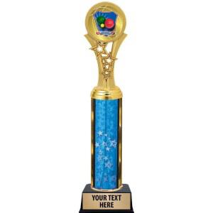 보체볼 트로피, 11인치 블루 스타즈 트로피 어워드, 무료 각인 프라임