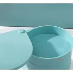 보석함 귀걸이 목걸이 악세사리 보관함 원형 반지함 정리함 악세사리함cde645