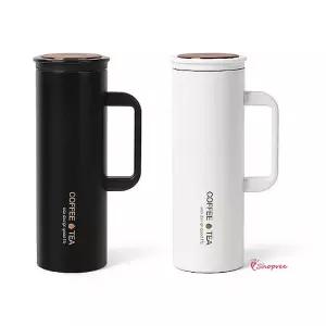 스텐텀블러 보냉 대용량텀블러 손잡이 보온 450ml 보틀 벤티 워터 대형 진공 머그 휴대용 차량용 여름hij27