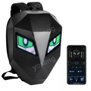 바이크 백팩 자토바이 오토바이 LED 가방 방수 불빛 Man