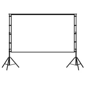 캠핑용 족자 스크린 세트 빔프로젝터 홈스크린 대형스크린