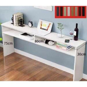 슬림 테이블 책상 폭좁은 심플 탁자 노트북 원목 선반