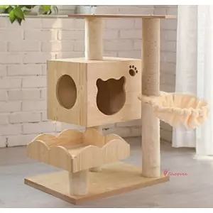 캣타워 원목 중형용품 고양이 펫용품 스크래쳐 소형 선반 켓타워 원룸 미니 낮은nop437