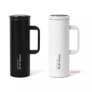 스텐텀블러 손잡이 대용량텀블러 450ml 보냉 보온 보틀 대형 벤티 워터 머그 차량용 여름 진공 휴대용zab19