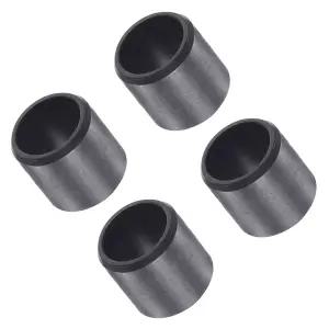 코젤로 4피스 플랜지 슬리브 베어링 - [8mm x 10mm 8mm] 장비 기계 사용을 위한 POM 오일리스 부싱 블랙