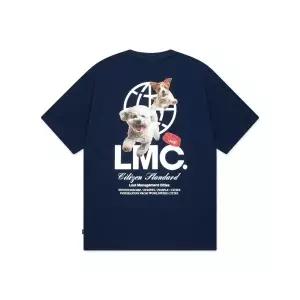 LMC FLYING PUPPY TEE navy 0LM45STS201NVY 830814