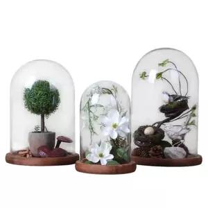 유리돔 투명케이스 쥬얼리 피규어 바닥 상자 투명 보관함