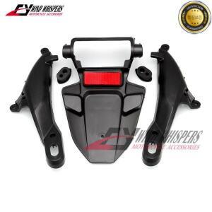 혼다 CBR 600 RR CBR600RR F5 2007-2012 용 브래킷 세트가있는 오토바이 후방 펜더 스플래시 가드 라이센스