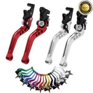 알루미늄 범용 오토바이 스쿠터 브레이크 레버 전면 디스크 후방카메라 드럼 이중 조정 가능한 클러치 핸들