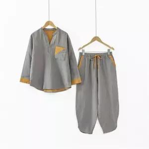 찜질방옷 숯가마 사우나복 단체복 황토 단체 긴팔 찜질방