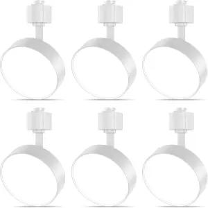 투유비 디퓨즈 J 타입 트랙 조명 헤드 LED 라이트 디밍 가능한 주방 기구 천장 레일과 호환 - 플리커 프리