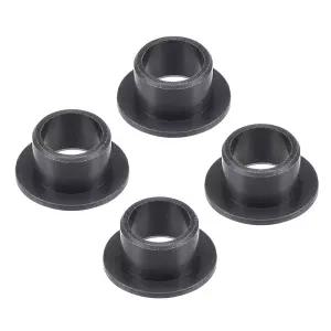 코젤로 4피스 플랜지 슬리브 베어링 - [8mm x 10mm 7mm] 장비 기계 사용을 위한 POM 오일리스 부싱 블랙