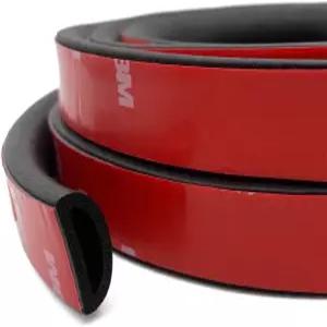 Aroilder 고무 씰 스트립 RV 보트 자동차 트럭 해상 차고 문/창문 등을 위한 자가 접착식 D자형 EPDM 풍화