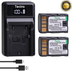 BN-VF808 배터리 및 LED USB 충전기 JVC GZ-HD7 GZ-MG575 GR-D750