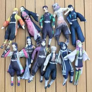 2025 귀멸의 칼날 추상 인형 네즈코 토미오 요시오 마우스 드라이 와이어 프레임 스타일