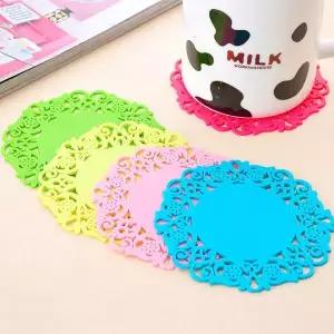 실리콘 컵 코스터 1P