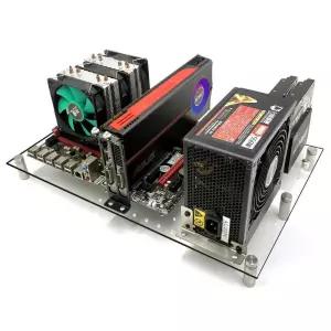 완전 개방형 컴퓨터 아크릴 케이스 커스텀 보드