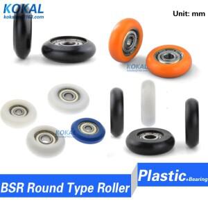AR 하이 퀄리티 원형 볼 베어링  플라스틱 폼 PA 코팅   종류의 슬라이딩 롤러  DIY 휠 도르래  608  626