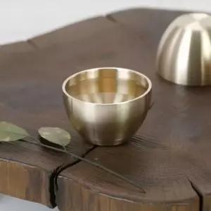 수제 유기 술잔 방짜 전통 소주 용품