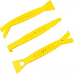 스코쉬 PRT3-WP1 자동 트림 제거 도구 키트 - 3pc 무 스크래치 플라스틱 프라이 도어 패널 자동차 클립