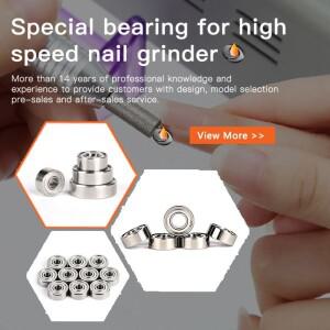 10피스 623ZZ 3x10x4mm 1030 ABEC-9 강력한 드릴 브러시 핸드 피스 네일 볼 베어링 용 핸들 0940 1260 1480